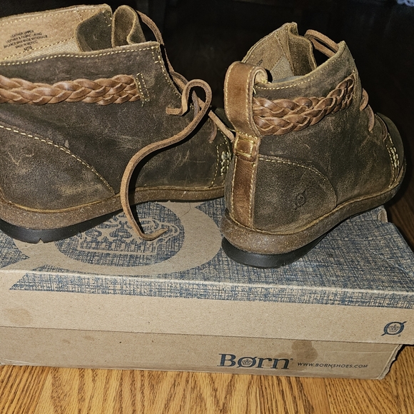 Born Temble Rust Leather Shoes - Picture 2 of 7